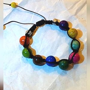 Adjustable Chakra Balance Bracelet Yoga Teen Adult 6 - 9 Inch Bracelet